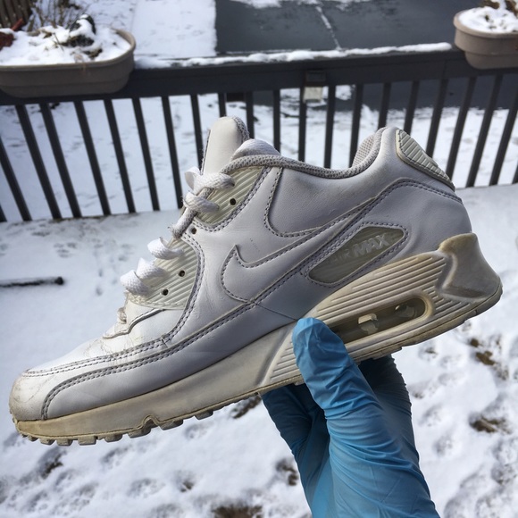 Nike Air Max 90 ‘White Leather’ - Picture 4 of 5